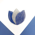 Broche modèle Flora - Collection Denim