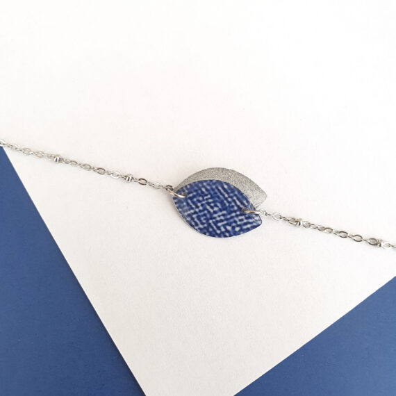 Bracelet modèle Flora - Collection Denim