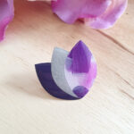 Broche modèle Flora - Collection Intense Purple