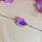 Bracelet modèle Flora - Collection Intense Purple