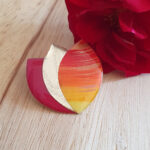Broche modèle Flora - Collection Sunset