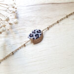 Bracelet modèle Flora - Collection Léopard