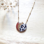 Collier modèle Flora - Collection Léopard