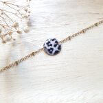 Bracelet modèle Maïa - Collection Léopard