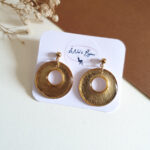 BO Clous modèle Isis - Collection Upcycling Or
