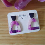 BO clous Modèle Jaïa - Collection Intense Purple