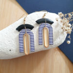 BO Crochets Modèle Rosa - Collection Marinière/Or