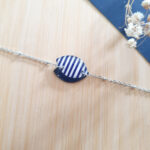 Bracelet modèle Flora - Collection Marinière