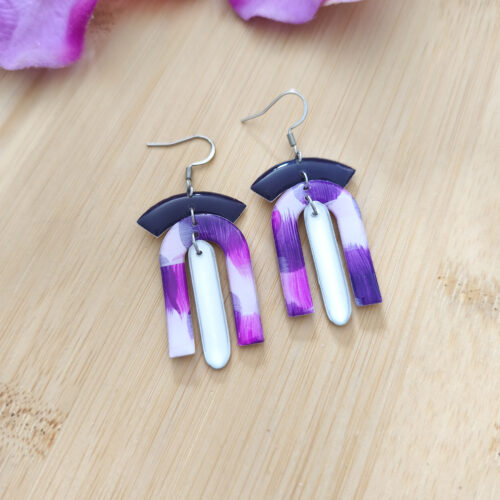 BO Crochets Modèle Rosa - Collection Intense Purple