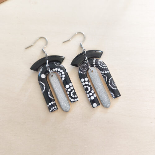 BO Crochets Modèle Rosa - Collection Black Peas