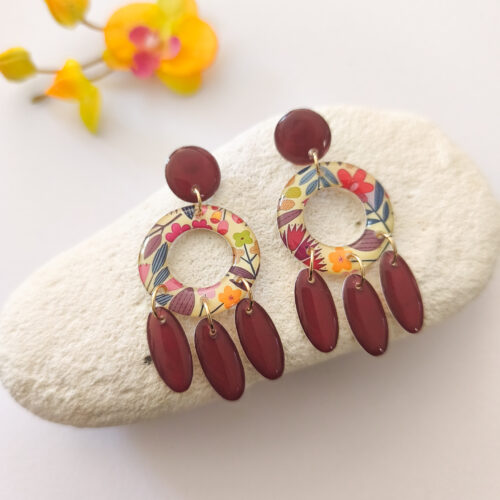 BO puces Modèle Quilla - Collection Sun Flowers